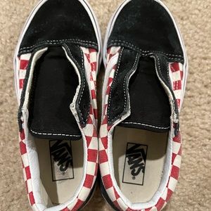 Kids Vans old school checkerboard